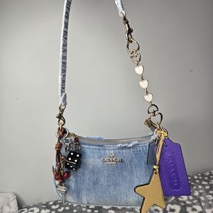 SOLD ❗❗2026 Coach Teri Shoulder Bag in Loved Denim